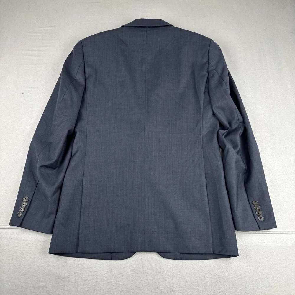 J Crew Thompson Mens Navy blazer Sport Coat  38R Wool Preppy Business Office